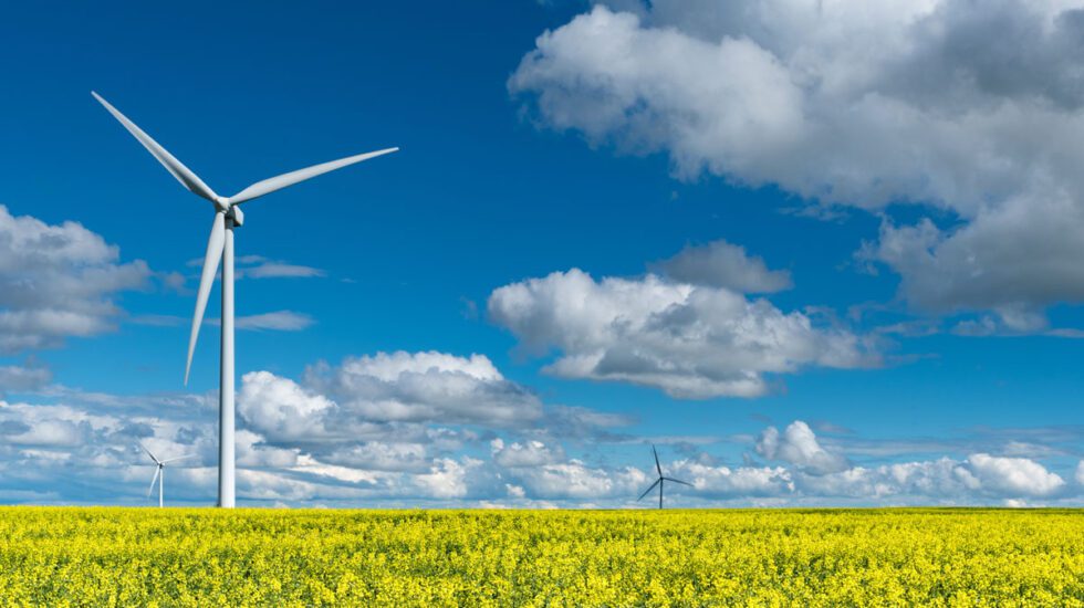 2024 Saskatchewan Provincial Budget windmill in field