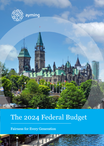 Cover image - The 2024 Federal Budget